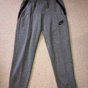 grey children Nike joggers